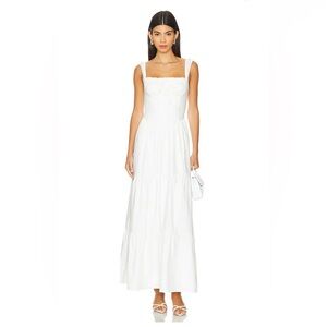 REVOLVE More To Come Maeve White Maxi Dress